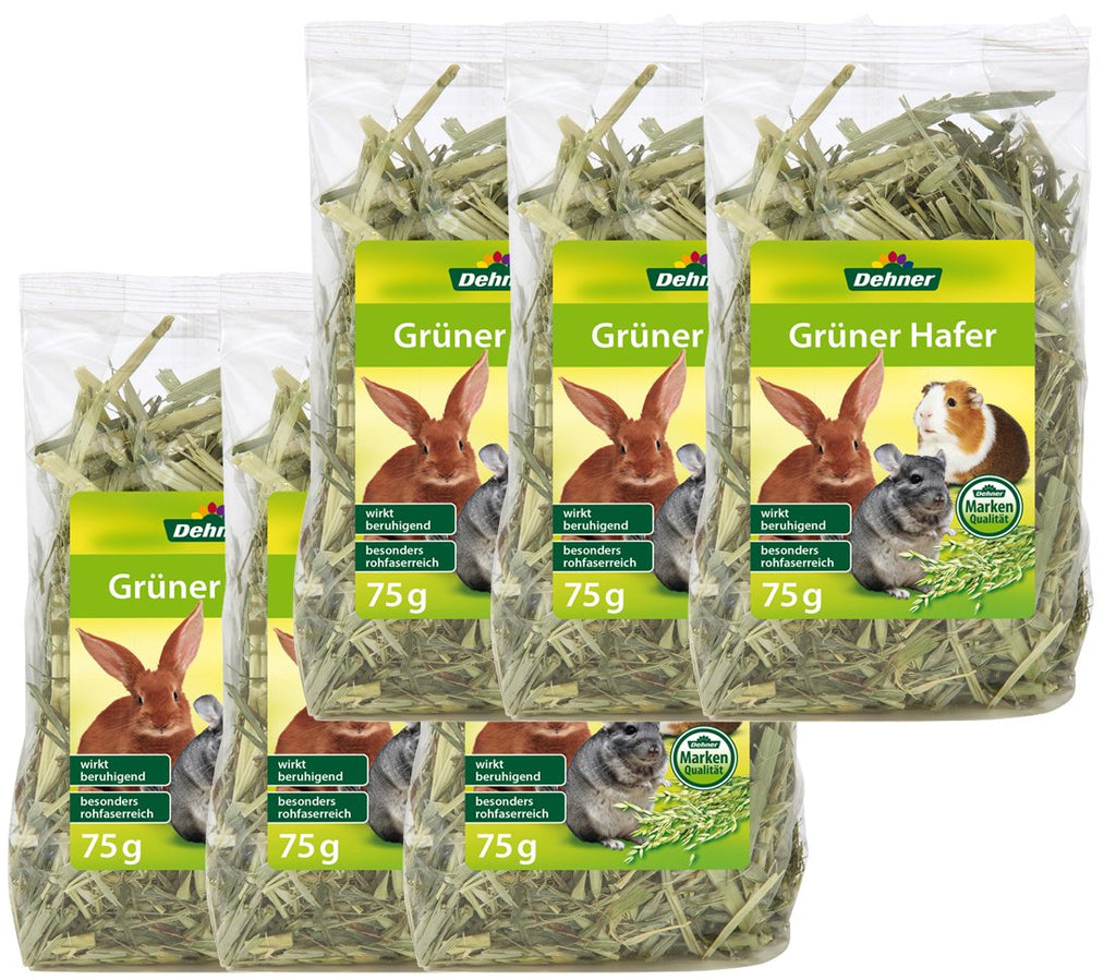 Dehner rodent snack green oats 6 x 75 g (450 g) 75 g (pack of 6) - PawsPlanet Australia