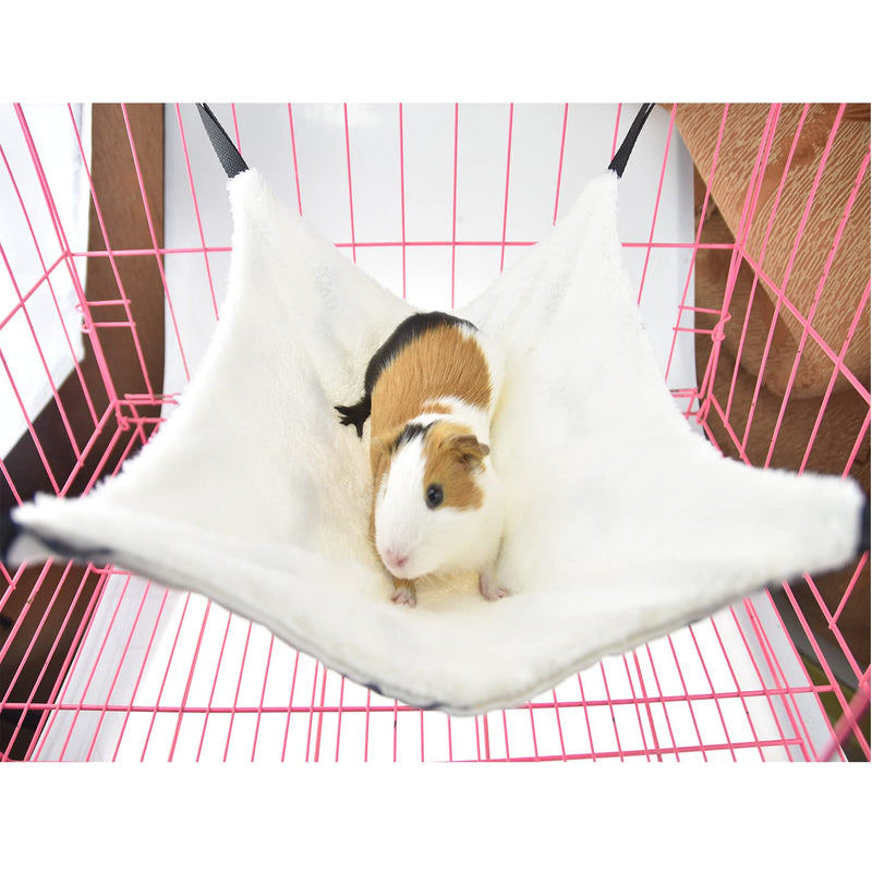 3 Pieces Guinea Pig Rat Cage Hammock Small Animal Hanging Bed for Ferret Sugar Glider Chinchilla Puppy and Cat 13.7*13.7inch 3 Packs - PawsPlanet Australia