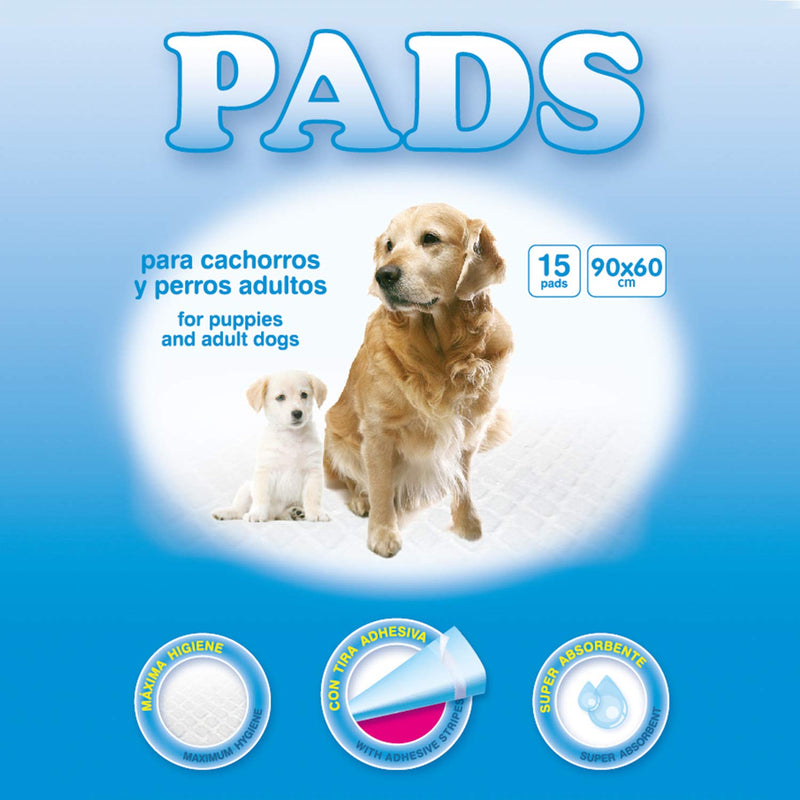 Arquivet 8435117819566 – Pads 60 x 90 cm 15 Units - PawsPlanet Australia