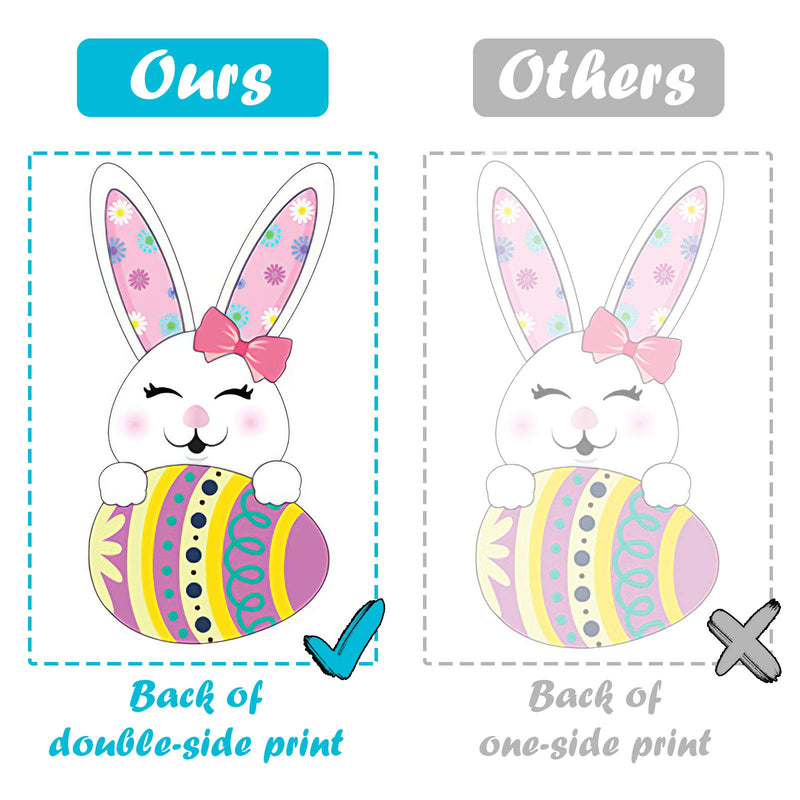 Souarts Window Clings Stickers, Cute Bunny Carrot Eggs Decor Decals, Eggs Chick Carrot Decals Bunny Glass Window Sticker Decals, Party Decorations - PawsPlanet Australia