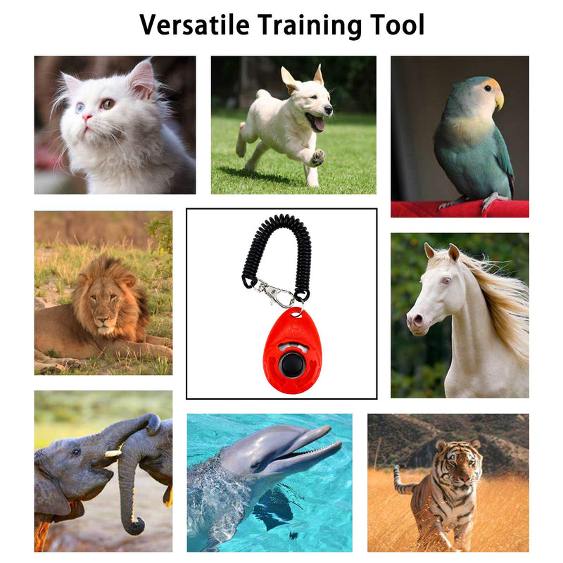 [Australia] - FNAF Craft Pet Training Clicker with Wrist Strap Dog Training Clicker Set Clicker Training Tools for Dog, Cat, Bird, Horse, etc 4 color 
