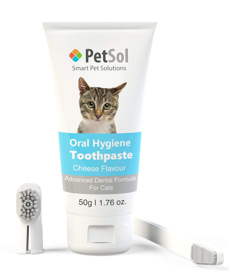 PetSol Dental Care Kit For Cats – Pet Oral Hygiene – Toothpaste For Cats – Pet Supplies – Healthy Teeth And Gums – Teeth Cleaning Products Dental Kit For Cats - PawsPlanet Australia