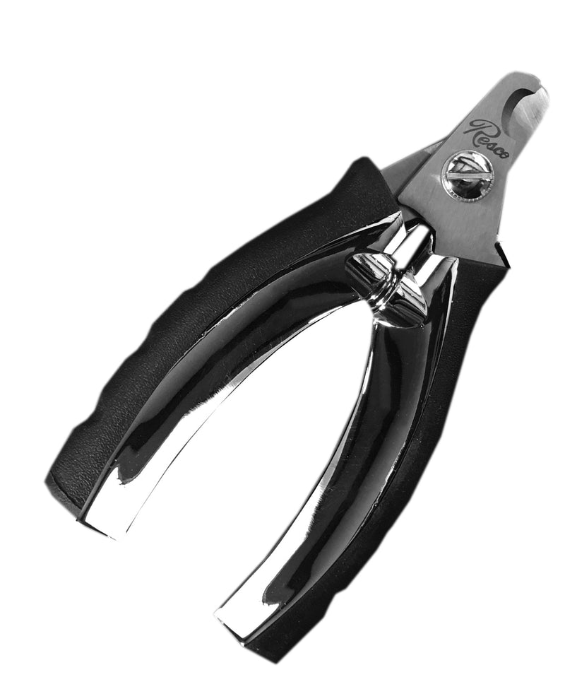 Resco Stainless Steel Dog Nail Clippers, Large L Chrome and Black - PawsPlanet Australia