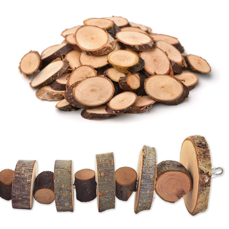 Natural Organic Apple Wood Chew Toys 2 Pack Small Animal Snack Toys Suitable for Rabbit Chinchilla Guinea Pig Hamster Teeth Grinding - PawsPlanet Australia