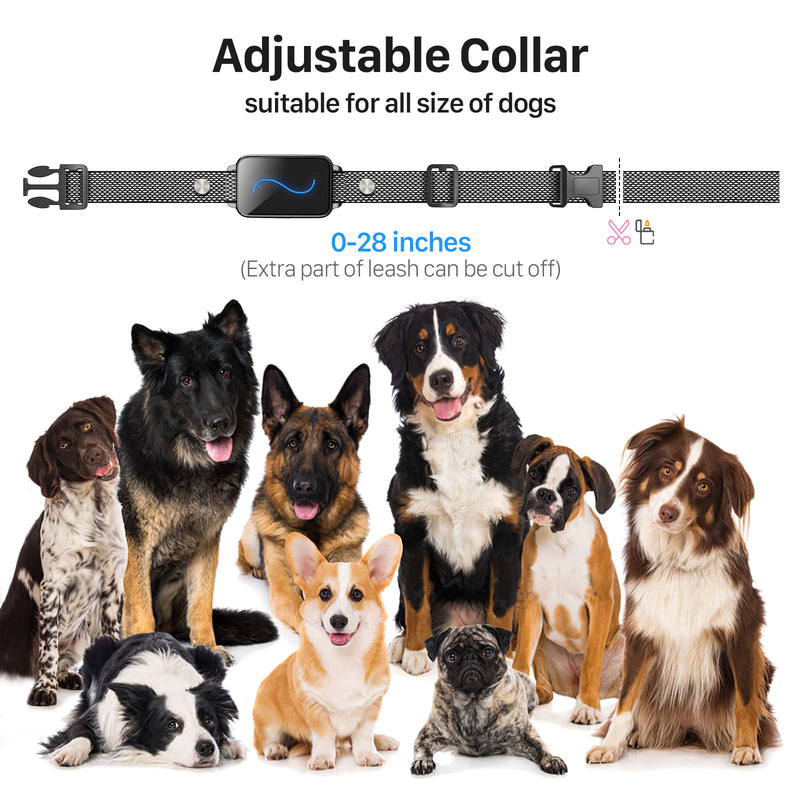 Vsezund Dog Training Collar, Rechargeable Shock Collar for Dogs with Vibration, Electric Shock, Beep, Security Lock, Remote and Waterproof for Small, Medium, Large Dogs - PawsPlanet Australia