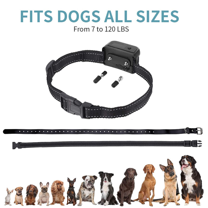 [Australia] - BSTJIA Anti-bark Collar with Smart Chip to Detect Bark,100% Waterproof Device and Rechargeable Battery.3/w & 9 Adjustable Modes:Vibration,Beep and No Harm Shock for Small Medium Large Dog 