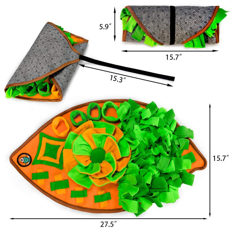 AWOOF Snuffle Mat for Dogs, Dog Nosework Feeding Mat, Pet Interactive Dog Puzzle Toys Encourages Natural Foraging Skills for Training and Stress Relief - PawsPlanet Australia