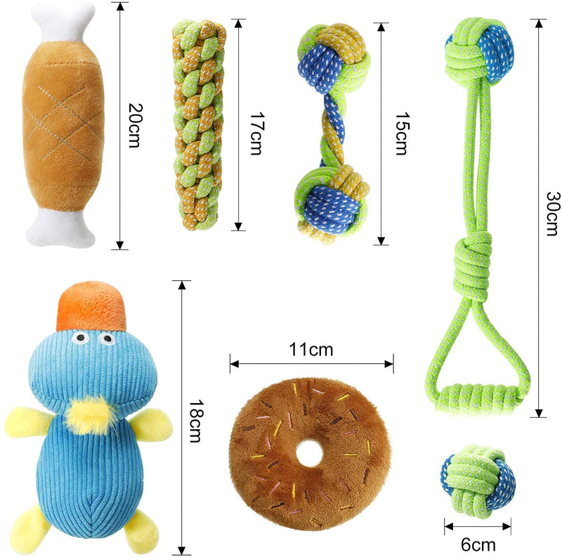 Homealexa Puppy Toys for Small Dogs with Squeak Puppy Toys from 8 Weeks Dog Toys, Soft Dog Toy Teething Training Puppy Chew Toy, Dog Chew Toy for Small Dogs, Toys for Boredom/Birthday Gifts - PawsPlanet Australia