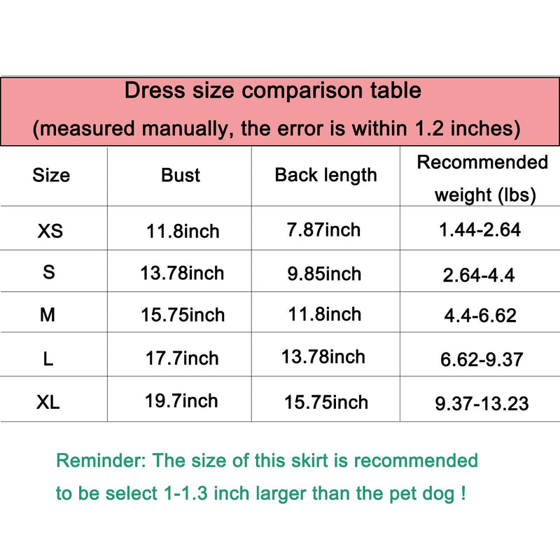 Pet Dog Dress for Girl and Boy Doggy Cats Rabbit Fancy Tutu Adorable Striped Mesh Dress Princess Petite Vest Doggie Bowknot Dresses for Small Dogs Pomeranian Chihuahua Skirt Pet Puppy Supplier(Pink S) Pink Small (Pack of 1) - PawsPlanet Australia