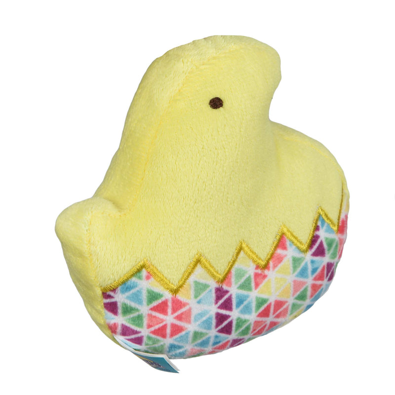 Peeps for Pets Chick 5 Inch Flattie Plush Dog Toy, Small Purple Stuffingless Dog Toys for All Pets Soft Fabric Flat Dog Toy from Peeps Yellow - PawsPlanet Australia