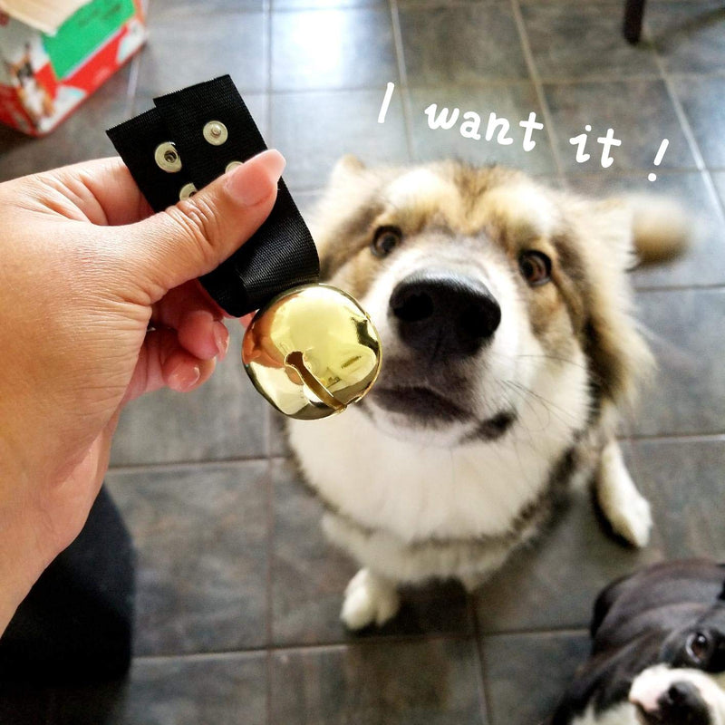 [Australia] - SCENEREAL Large Dog Collar Bell for Training, Hiking, Walking, Hunting(Bear Bell, Cow Bell) 