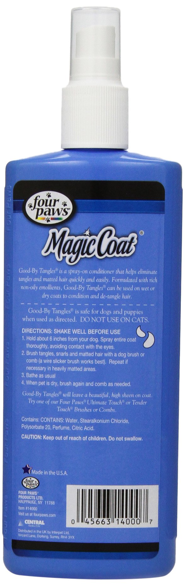 [Australia] - Four Paws Magic Coat Good-By Tangles, 12-Ounce 