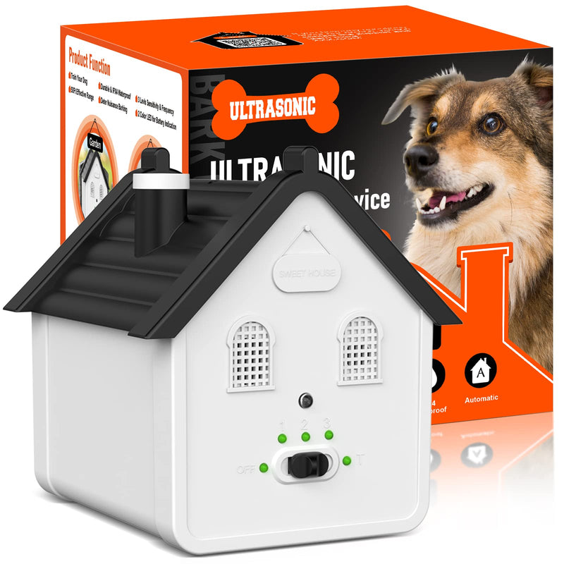 Anti Barking Device, 3 Levels Ultrasonic Dog Barking Control Devices & Dog Behavior Training Tools, 50 FT Outdoor Waterproof Bark Box for Dog All Size - PawsPlanet Australia
