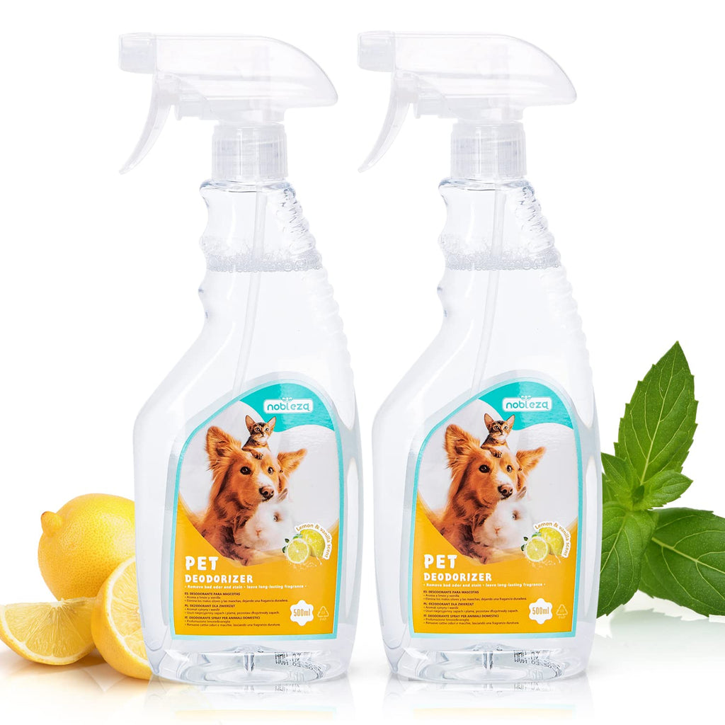 Nobleza - Odor remover for dogs and cats 500ml, effective odor killer for pets, household and your car, 100% natural & gentle, bacteria & fungi - highly effective & gentle on the skin (2) - PawsPlanet Australia