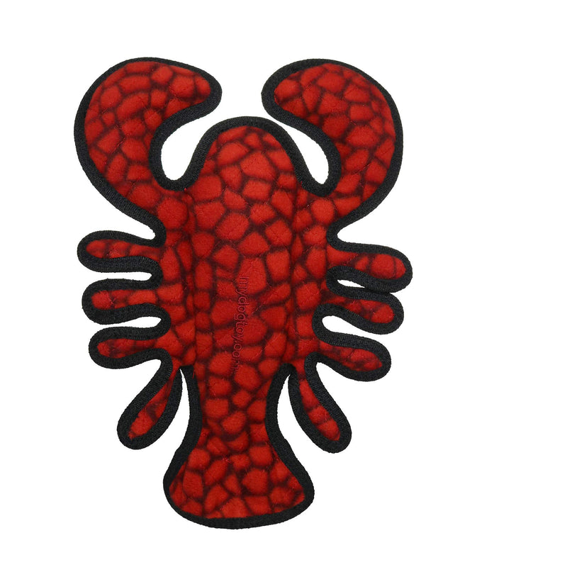 [Australia] - TUFFY - World's Tuffest Soft Dog Toy - Ocean Larry Lobster -Squeakers - Multiple Layers. Made Durable, Strong & Tough. Interactive Play (Tug, Toss & Fetch). Machine Washable & Floats. Regular 