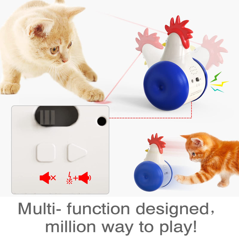 XXCOCK Cat Toy - Can Move - Automatic Interactive Infrared Toys Blue-Cat laser toy - PawsPlanet Australia