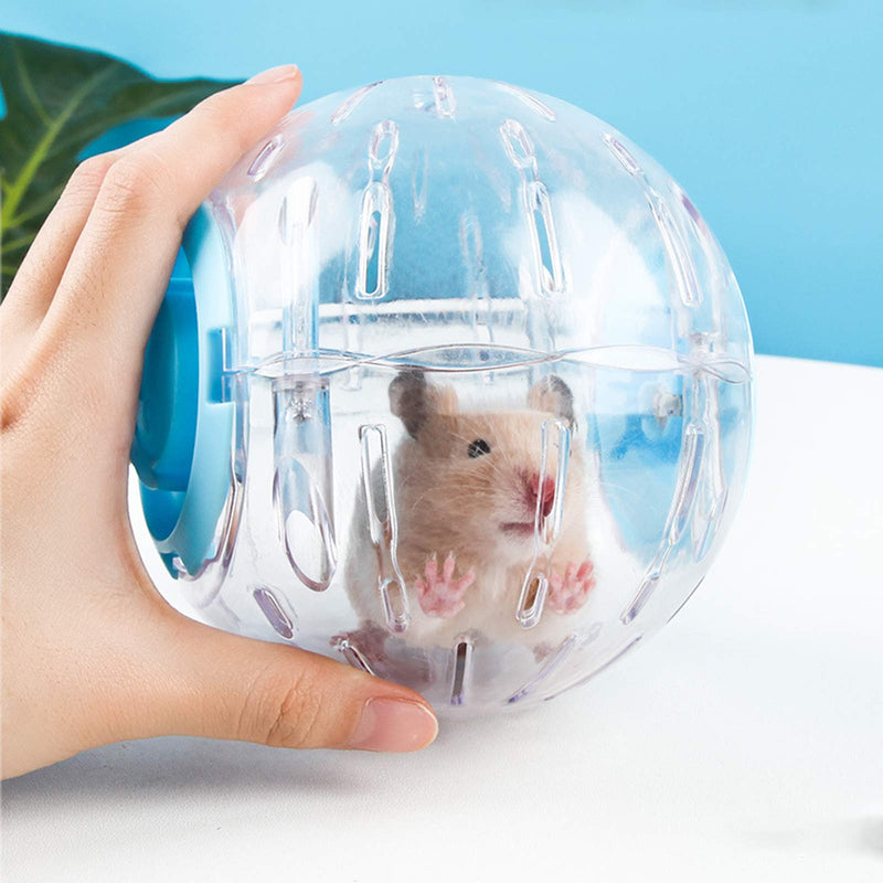 Hamster Exercise Ball, 5.9 inch Toy Mini Running Activity Exercise Ball Toy Transparent Hamster Ball Dog Special Toy Ball Lightweight, Breathable, Pet Jogging Training Activity Ball Toy for Hamster - PawsPlanet Australia