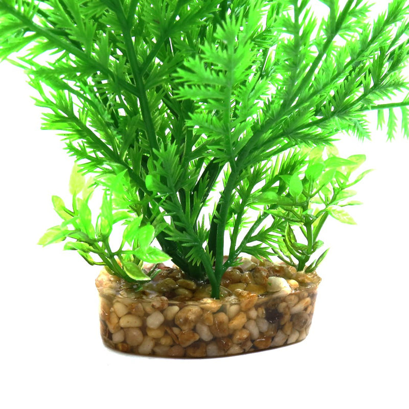 [Australia] - uxcell Green Plastic Lifelike Plant Aquarium Terrarium Landscape Decor Reptiles Habitat Ornament Home Decoration 