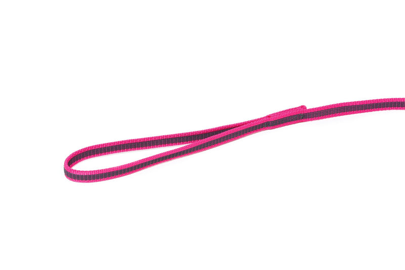 Julius-K9 218GM-PN-S1 Color & Gray Super-Grip Leash with Handle, 14 mm x 1 m, Pink-Gray - PawsPlanet Australia