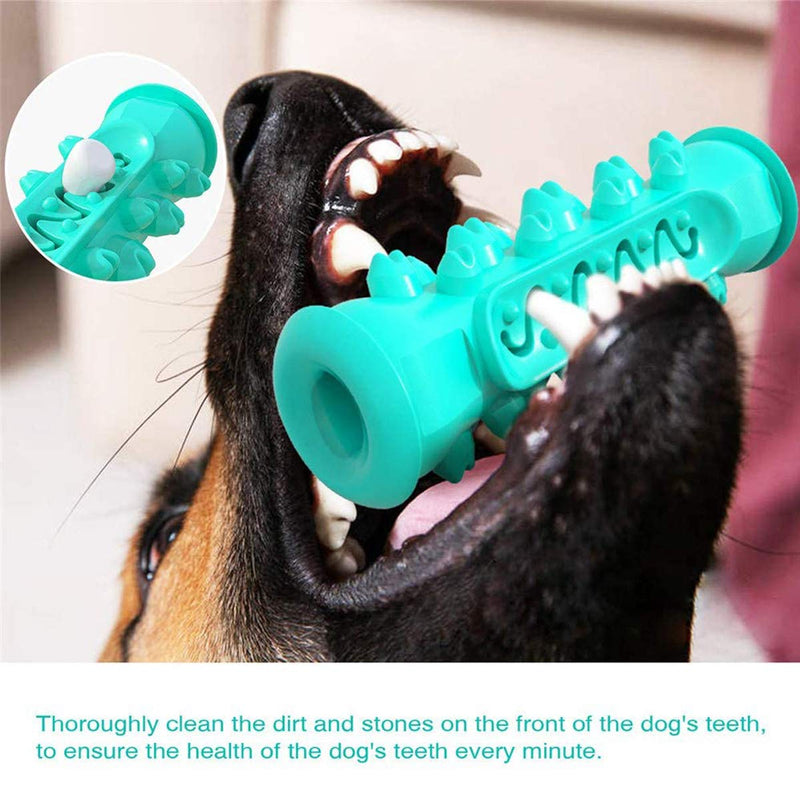 Dog Toothbrush Stick,RoadLoo 2Pcs Indestructible Dog Chew Toys Multifunction Durable Pet Molar Bite Toy Natural Thermoplastic Rubber Doggy Teeth Clean Teeth Cleaning with Dental Care Function for Dog - PawsPlanet Australia