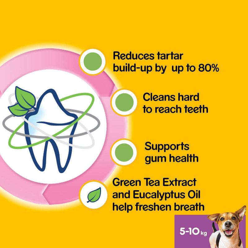 Pedigree Dentastix - Fresh Daily Dental Chews Small Dog, 112 Sticks - 4 x 440 g - PawsPlanet Australia