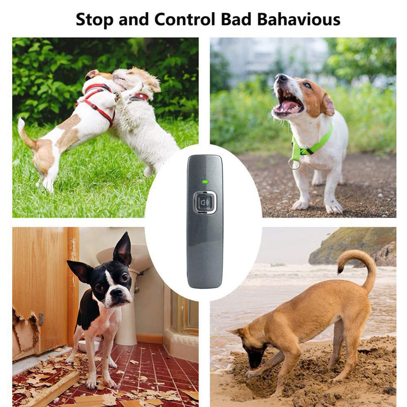 Upgraded Anti Dog Barking Device, Stop Dog Bark Ultrasonic Handheld Anti-Bark Device Dogs Bark Stopper, Safe & Human for Indoor Outdoor Training Use - PawsPlanet Australia