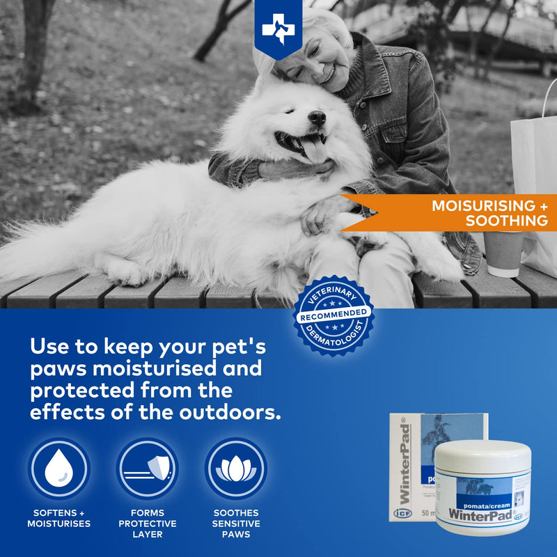 Dog Paw Balm - WinterPad Cream for Sensitive Paws - Protects the Pads of Dog Paws - Helps Relieve Itching & Symptoms of Other Skin Conditions - PawsPlanet Australia