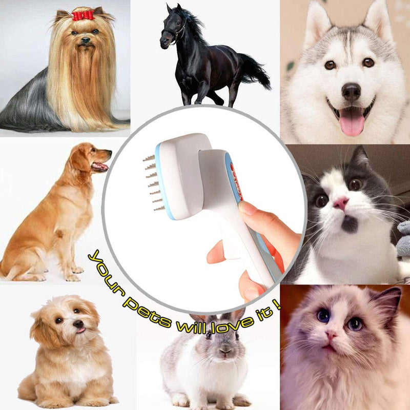 [Australia] - Petnazz Ball Topped Brushes for Grooming and Shedding Long Haired Dogs & Large Cats 