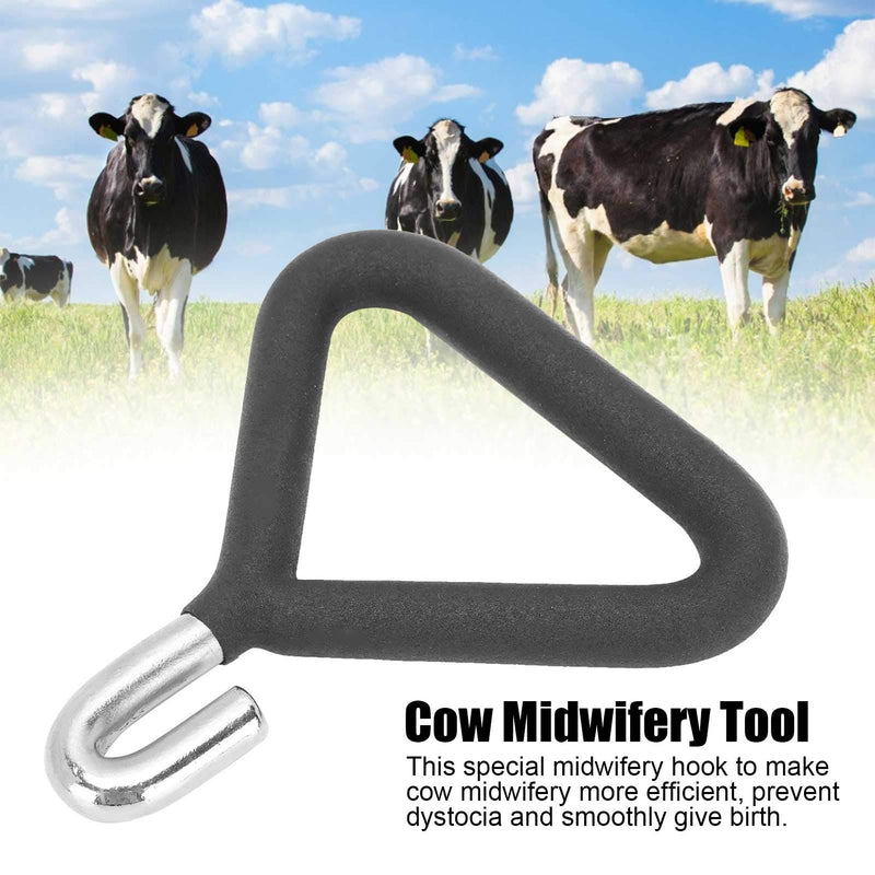 Cow Midwifery Hook, Wear‑Resistant Cow Obstetrical Hook, High‑Quality Metal Durable for Cow Midwifery Tool Midwifery Hook(Hook) - PawsPlanet Australia