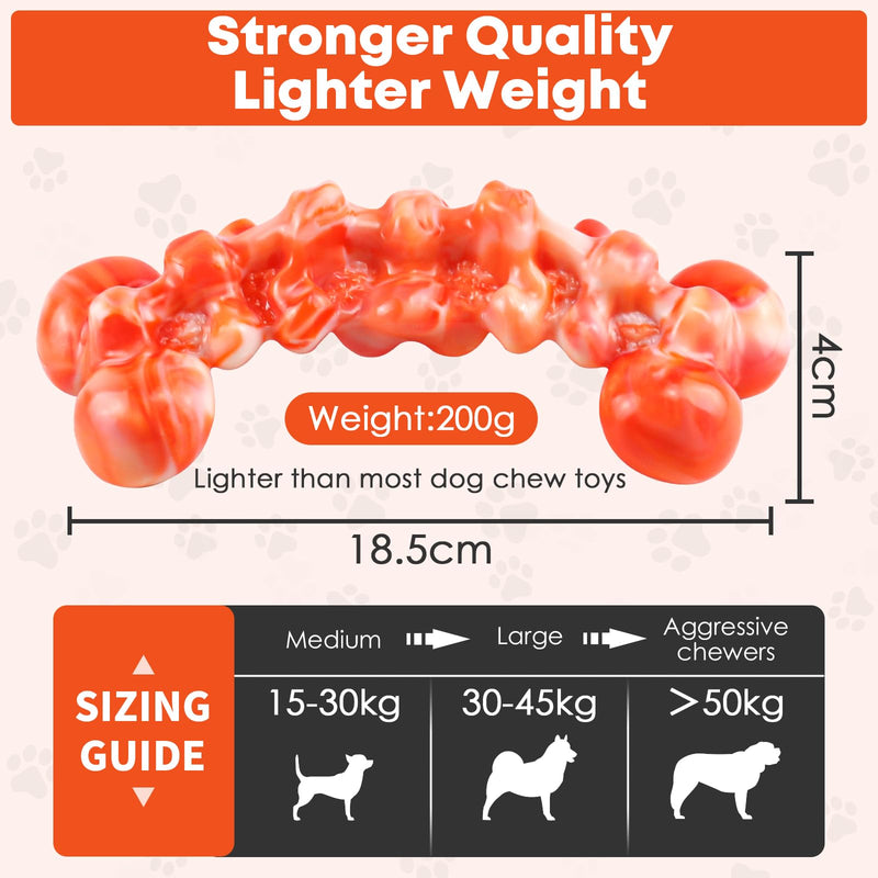 WOWBALA dog toy indestructible for aggressive chewing: chew toy robust dog toy for large dogs - toy dog for large medium dogs - PawsPlanet Australia