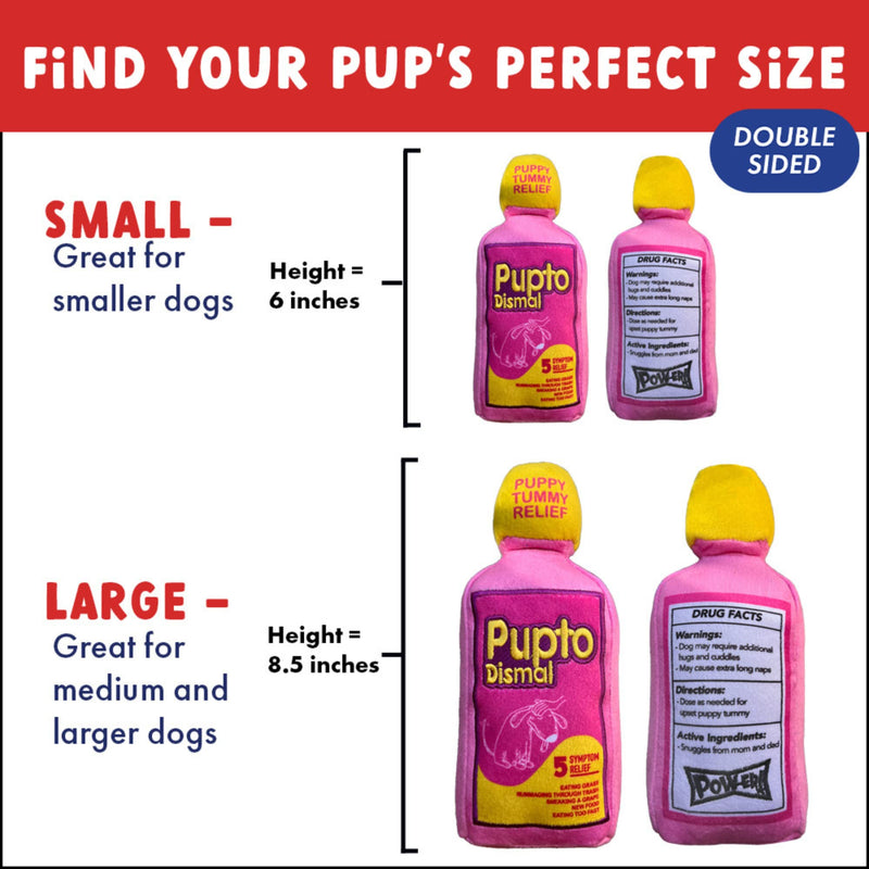 Huxley & Kent Lulubelles Power Plush | Pupto Dismal | Dog Toy with Squeaker | Funny Dog Gift | Fun, Durable, and Safe Squeaky Dog Toys (Small) Small - PawsPlanet Australia