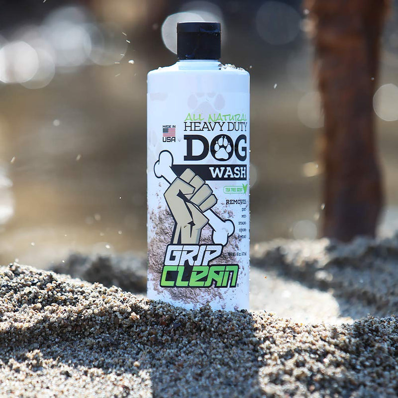 [Australia] - Grip Clean | All Natural Dog Shampoo and Conditioner - Heavy Duty For Outdoor/Stinky dogs - Aloe vera, Tea Tree Oil, Coconut Oil, Rice Bran, Vitamin E 