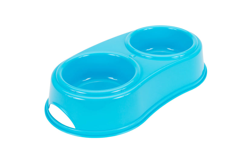 Agrobiothers Double Feeding Bowl for Cats, Small - PawsPlanet Australia