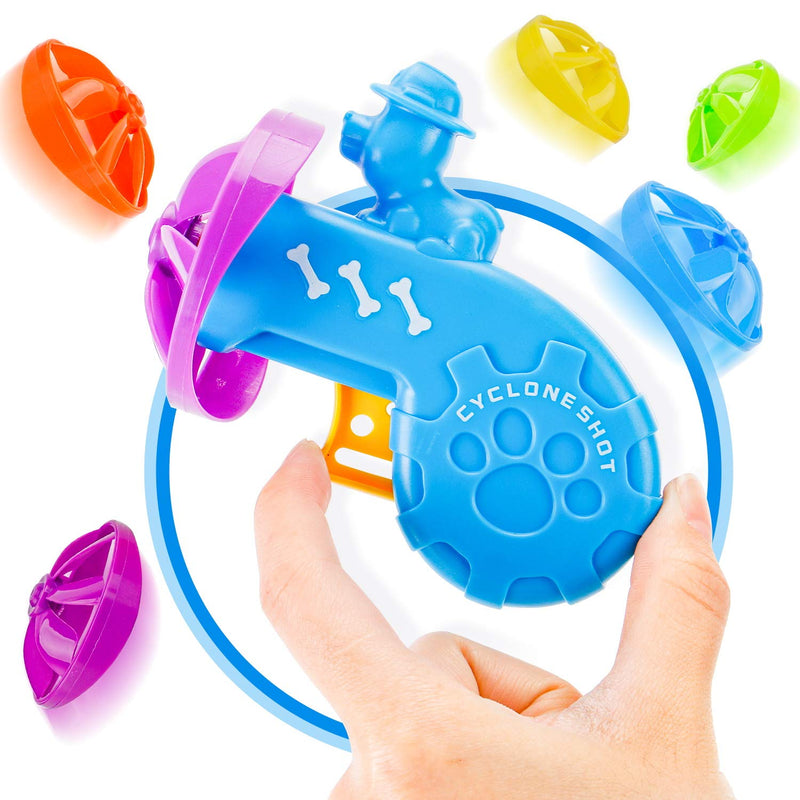 [Australia] - GB4 Cat Fetch Toy - Cat Tracks Cat Toy - Fun Levels of Interactive Play - Cat Toys with 5 Colors Flying Propellers Satisfies Kitty’s Hunting, Chasing & Exercising Needs Blue 