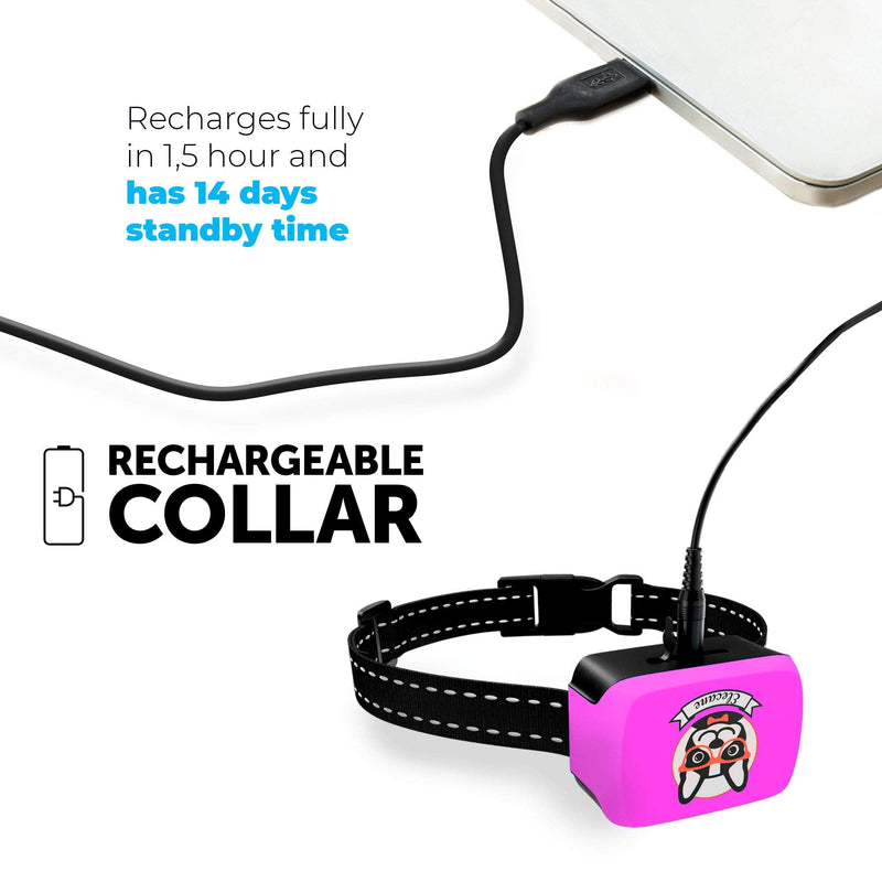 Small Dog Bark Collar Rechargeable – Smallest Bark Collar for Small Dogs 5-15lbs - Most Humane Stop Barking Collar - Dog Training No Shock Anti Bark Collar - Safe Pet Bark Control Device - PawsPlanet Australia