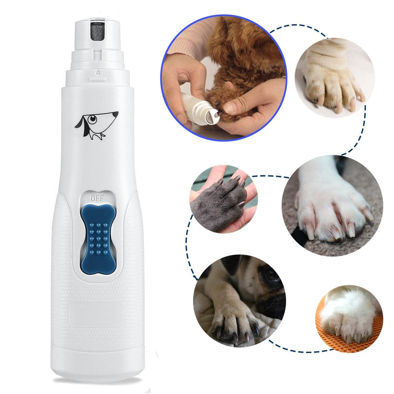 Brifit Claw Grinder for Dogs, Super Quiet, Dog Claw Grinder with 3 Grinding Heads, Electric Claw Grinder, Nail Grinder for Dogs - PawsPlanet Australia