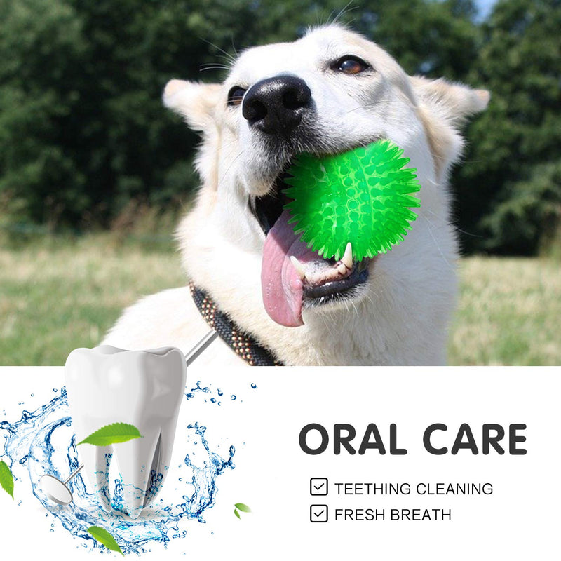 SHARLOVY Squeaky Balls for Dogs Small, Fetch Balls for Dogs Rubber 6 Pack Bright Colors TPR Puppy Toys Dog Toy Balls Dog Squeaky Toys Spike Ball Dog Chew Toys for Small set of 3 multi - PawsPlanet Australia
