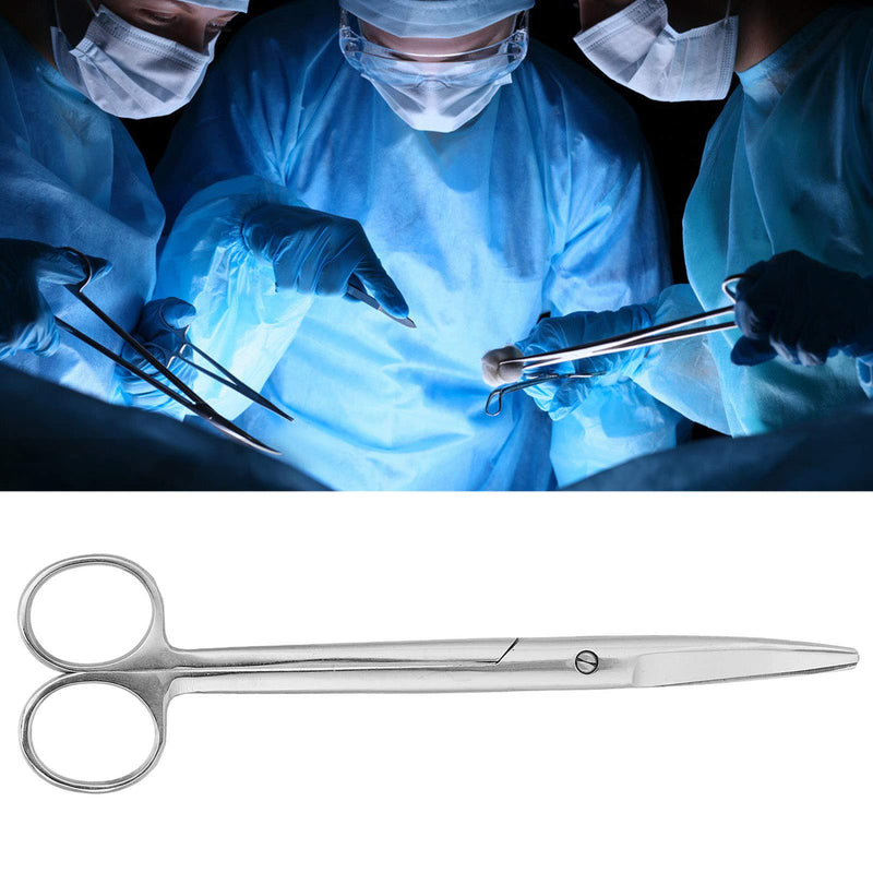 NATRUSS 18cm Curved Round Scissors Easy to Clean Animal Scissors, 7.1 x 2 x 0.3in Stainless Steel Scissor, Household Tool Durable Animal for Farm - PawsPlanet Australia