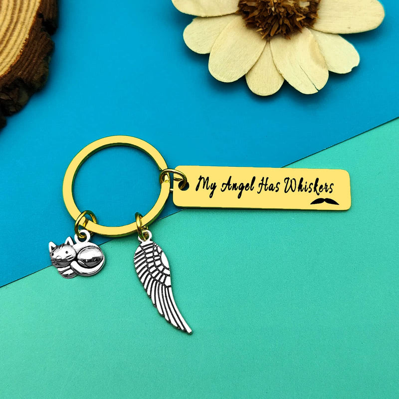 Pet Memorial Gift Loss of Cat Keyring Pet Sympathy Gift Memorial Gift for Cat Lovers Pet Loss Jewelry In Memory of Cat Pet Sympathy Gift for Cat Pet Owners Family Friends Remembrance Gifts Keychain - PawsPlanet Australia