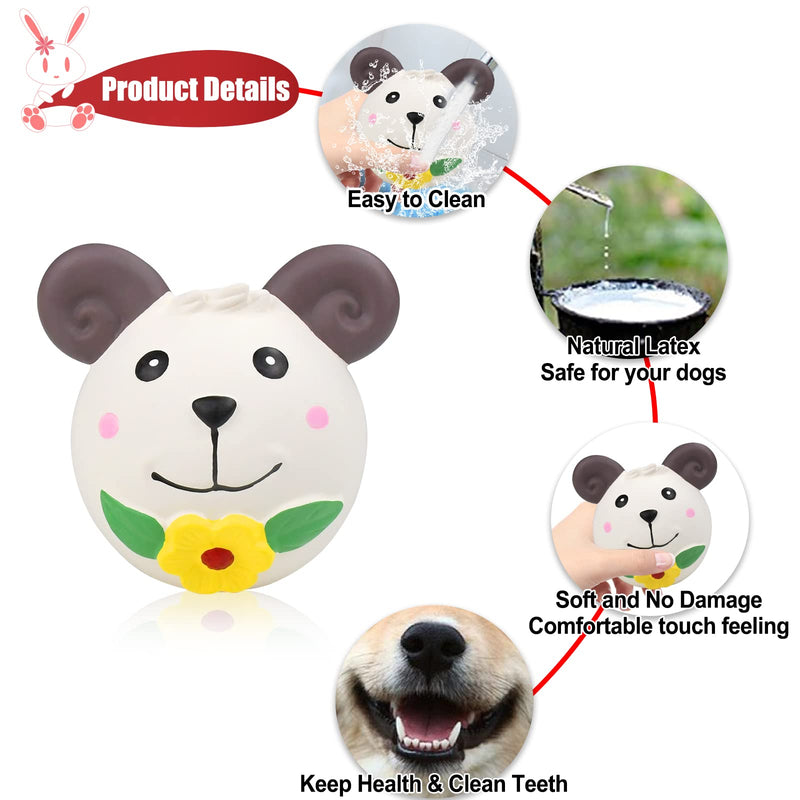 Malier 3 Pack Squeaky Dog Toys, Dog Balls Bunny Chicken Toys Funny Animal Sets, Soft Latex Dog Squeaky Toys Dog Chew Toys for Small Medium Large Dogs Puppy Toys 1 - PawsPlanet Australia