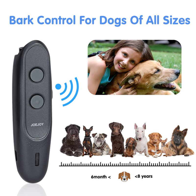 JOEJOY Stop Dog Barking Handheld Training Tool 16.4ft Remote for Small Medium Large Dogs - PawsPlanet Australia