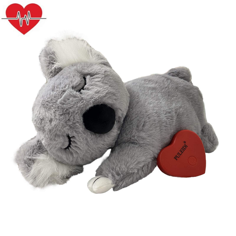 PULEIDI Puppy Heartbeat Toy - Heartbeat Dog Toy for Puppy Dog Cat Behavioral Training Aid Toy Puppy Heartbeat Stuffed Animal with Automatic Heartbeat Simulator for Sleep Aid Separation Anxiety Koala toy - PawsPlanet Australia