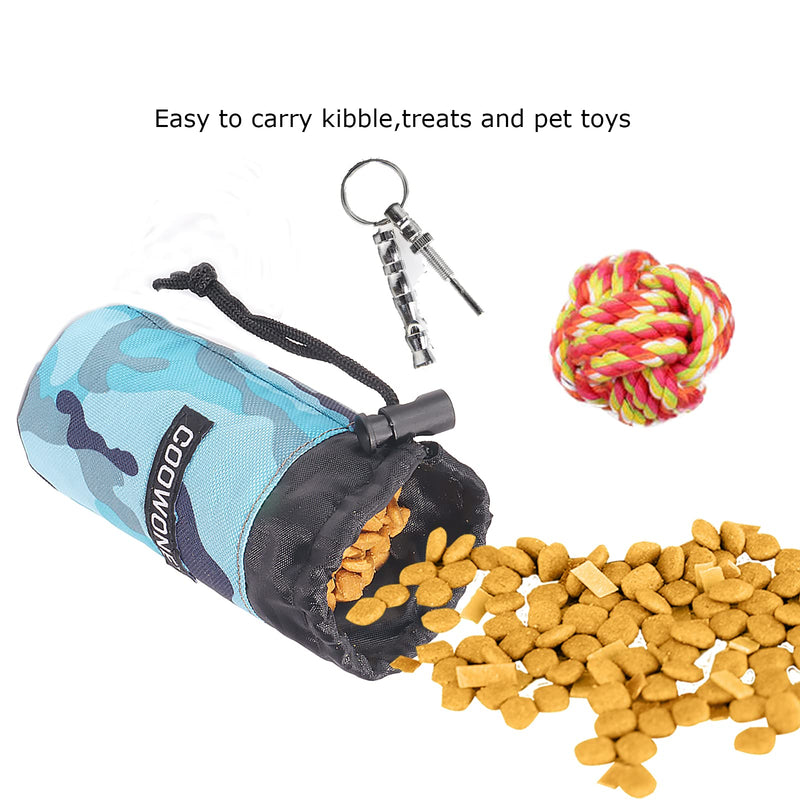 COOWONE Dog Treat Training Bag Easily Carries Poop Bag Pet Toys Kibble Treats Blue - PawsPlanet Australia