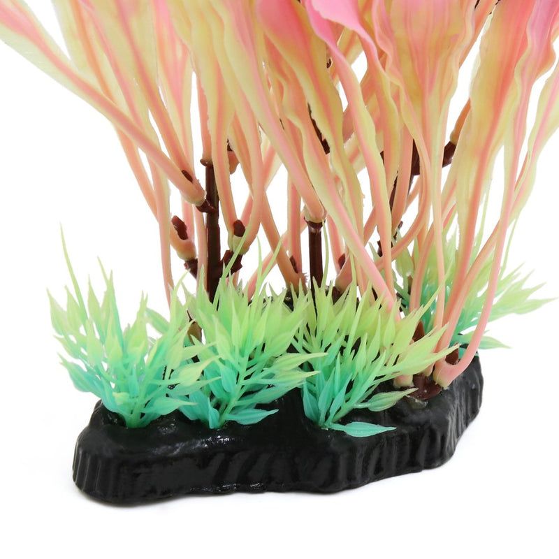 [Australia] - uxcell Plastic Seaweed Plant Aquarium Terrarium Landscape Decoration Habitat Decor for Reptiles and Amphibians Pink 