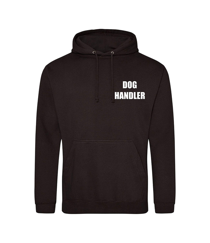 Dog Handler Printed Black Hoodie, Security Officer, Security Guard Bouncer, Doorman, Events S - PawsPlanet Australia