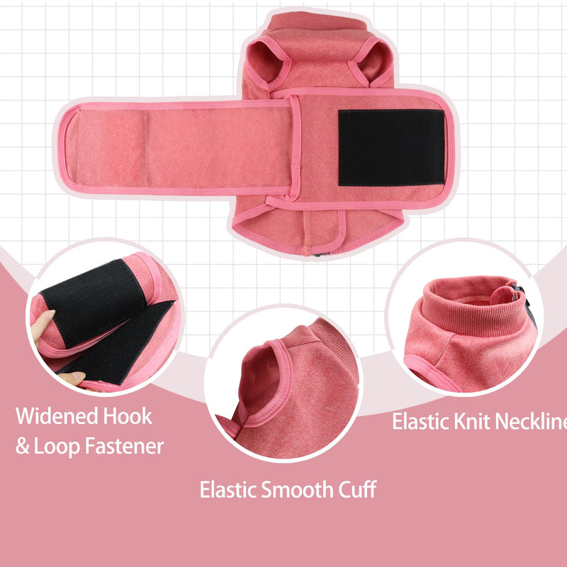 Dog Anxiety Vest, Dog Clam Shirt for Thunder Firework Separation, Dog Calming Coat Jacket Wrap, Pet Stress Relief Vest Anxiety Jacket with Zipper, Anti Anxiety Vest for Small Medium Large Dogs, L - PawsPlanet Australia