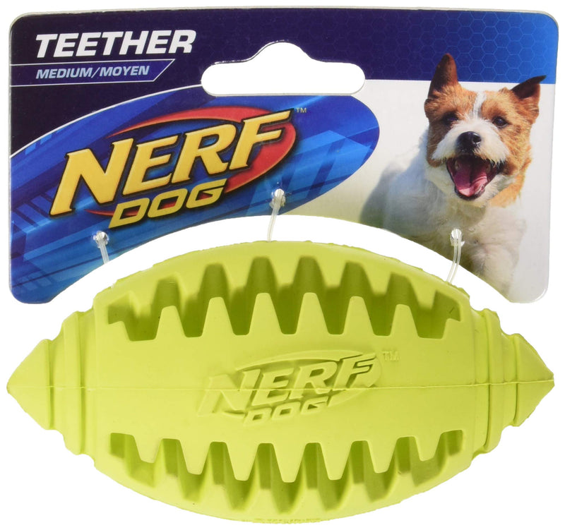 Nerf Dog Football Teether Toy, Medium - PawsPlanet Australia