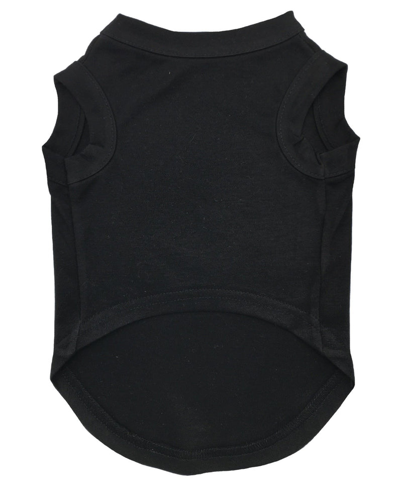 Petitebelle Black Sleeveless Puppy Dog Shirt (X-Large) XL - PawsPlanet Australia
