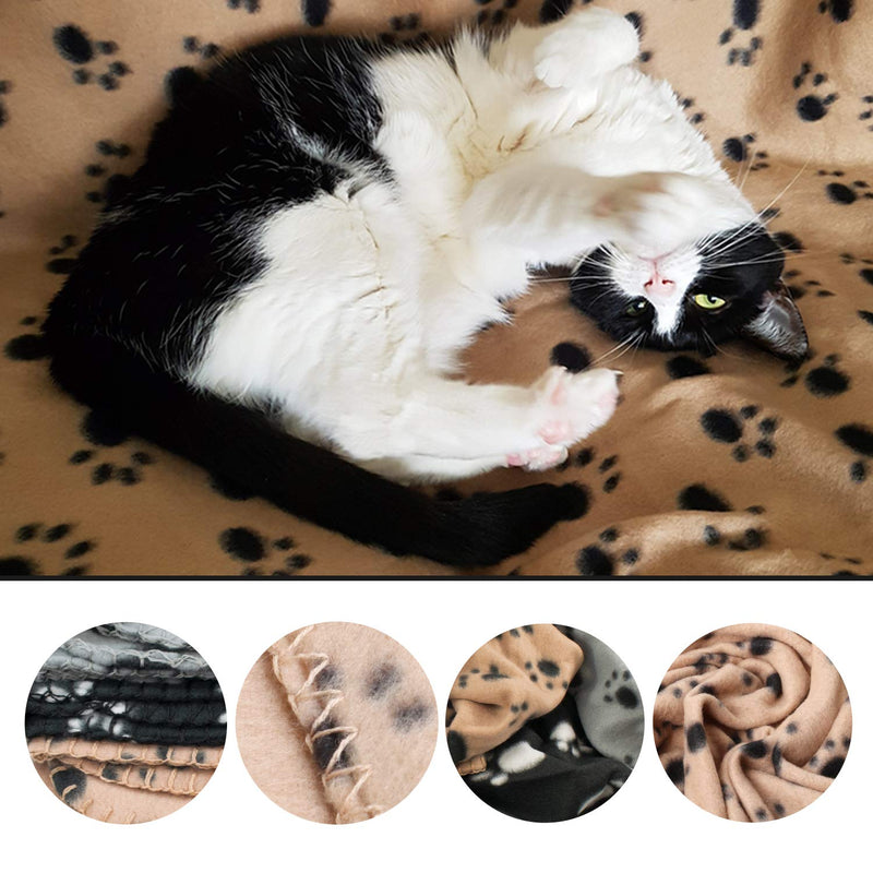 DIGIFLEX Large Pet Blankets Dog Cat Soft Fleece 70cm X 100cm x3 L - PawsPlanet Australia