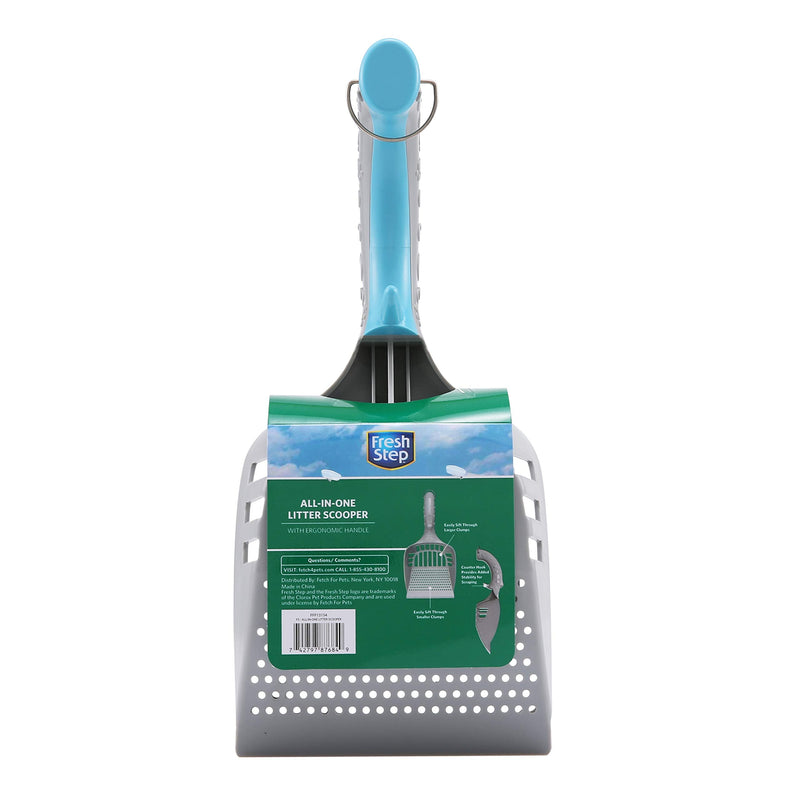 Fresh Step Recycled Plastic Litter Box and Cleanup Products for Cats - Cat Litter Scoops, Cat Litter Box, Pet Cat Litter Accessories - Kitty Litter Scooper, Cat Box, Litter Mat, and Cat Supplies All in One Litter Scoop - PawsPlanet Australia